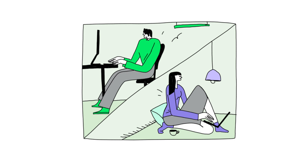 Сравнение условий работы штатного и внештатного сотрудника